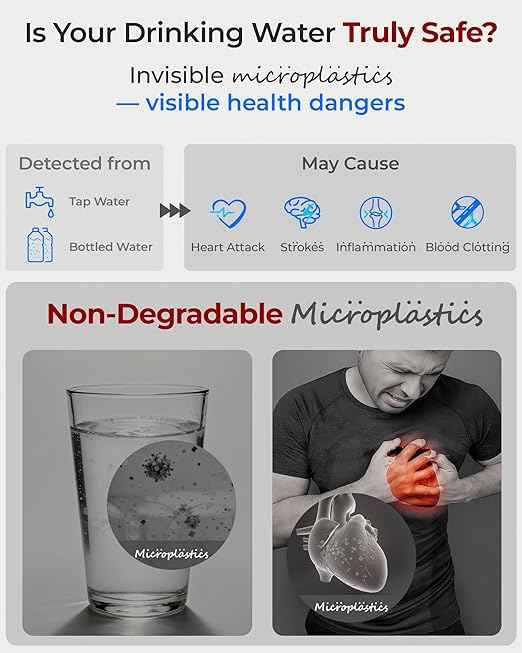 Waterdrop DLG-P Under Sink Water Filter System, 2-Outlet Filter, Reduces PFOA/PFOS Chlorine Chloramine Fluoride Odor, Under Sink Water Filtration System with Dedicated Faucet, Life Indicator - AquaVibe