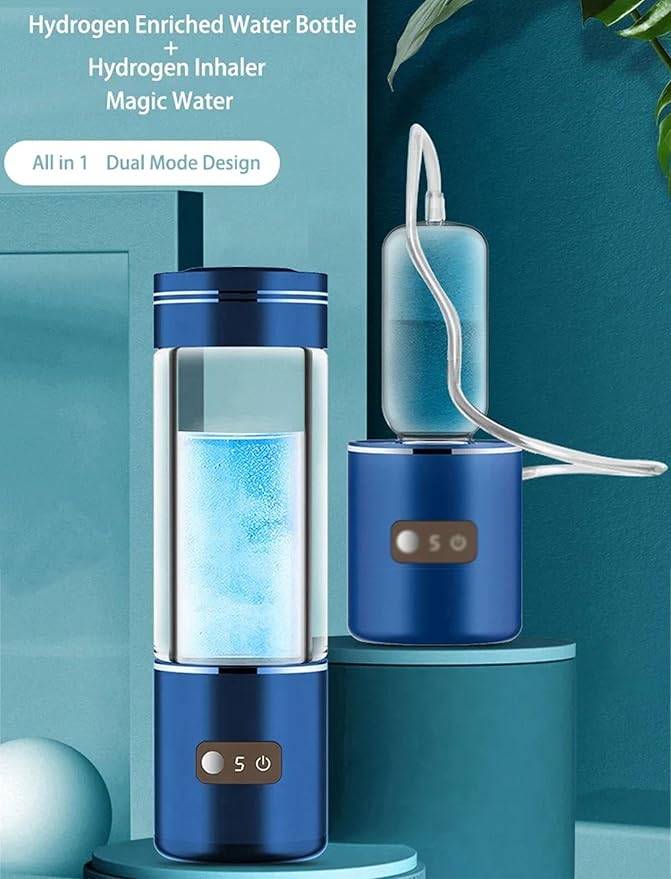 3000ppb Hydrogen Water Generator Bottle, SPE Water Hydrogenator, with H2 Inhalation Kit &Adapter, Enhance Resistance and Stay Healthier