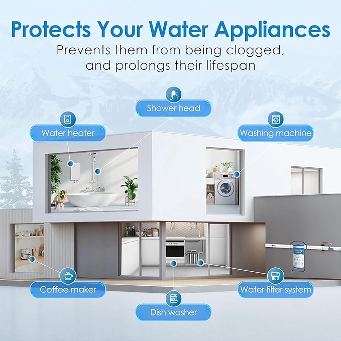 Waterdrop AP810 Whole House Water Filter Replacement for 3M® Aqua-Pure AP810, AP801, AP811, Whirlpool® WHKF-GD25BB, WHKF-DWHBB, 10" x 4.5", 1 Pack