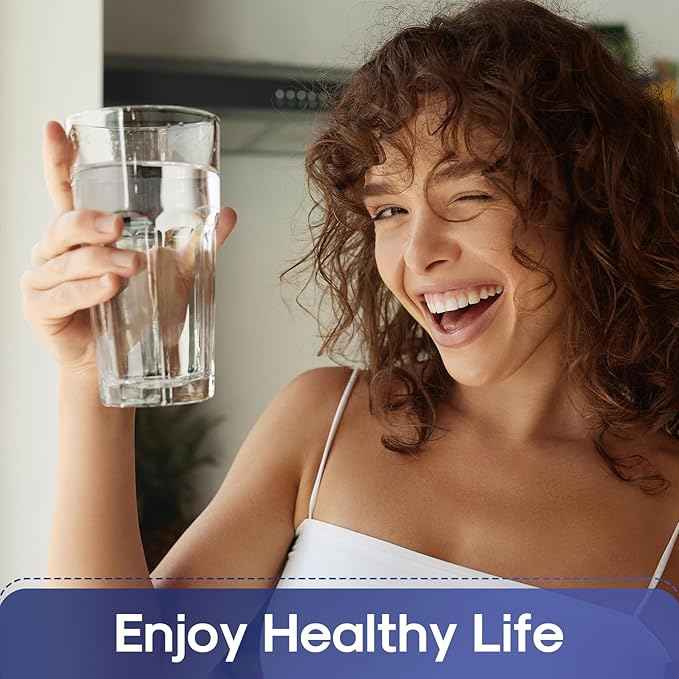 JFC002 Pitcher Water Filter Replacement for Brita® Pitchers and Dispensers, Compatible with standard Classic OB03, Mavea® 107007 35557, UltraMax, Metro+, XL, and More, 6PACK