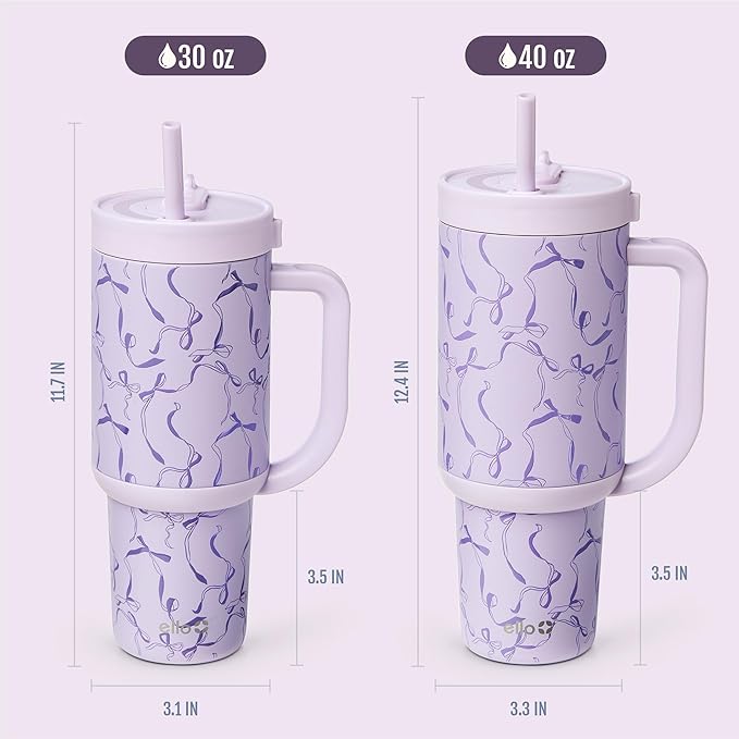 Ello Oasis 40oz Stainless Steel Tumbler - Take a Bow