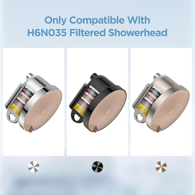 MakeFit Shower Head Filter Replacement Cartridge for MakeFit Filtered Shower Head - H6N035 (1-PACK)