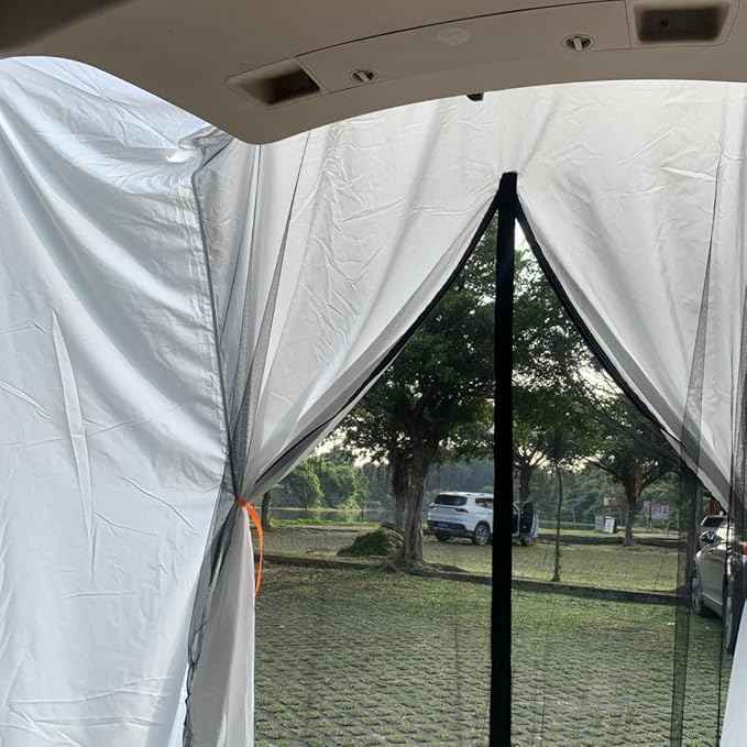 SUV Tent Van Camping Nomadic Camper Sleeping Take Shower or Change Clothes in Vehicle Water-Repellent and Lightweight Portable Bag Set up Size: L.W.H: 148x148x230 Centimeters