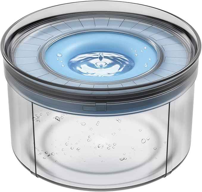 1Gallon No Spill Dog Water Bowl-3.8L Large Capacity, BPA-Free, Anti-Splash & Anti-Digging Design with Non-Slip Base, for Messy Drinkers