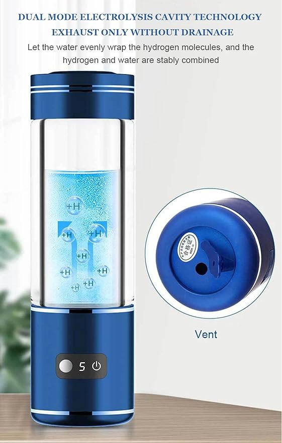 3000ppb Hydrogen Water Generator Bottle, SPE Water Hydrogenator, with H2 Inhalation Kit &Adapter, Enhance Resistance and Stay Healthier