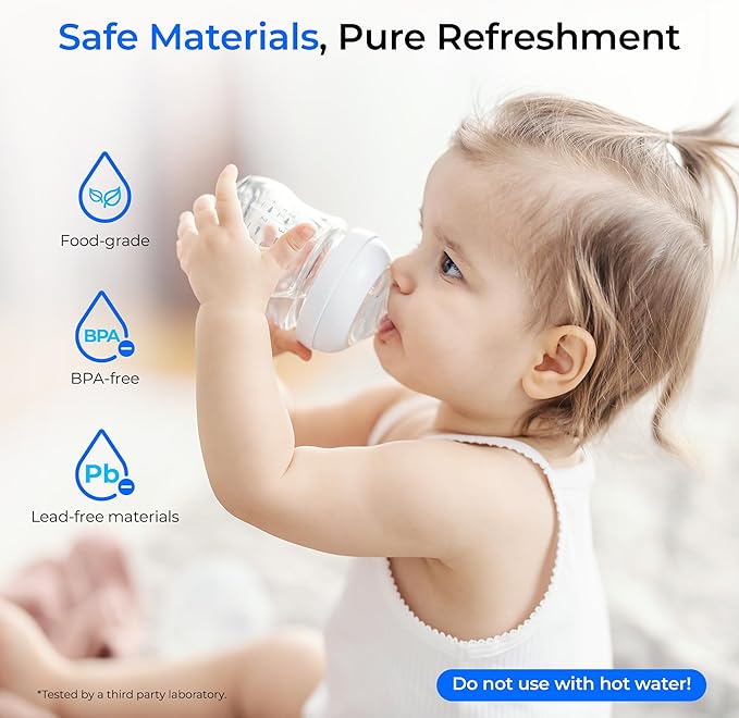 Waterdrop W281 Water Filters for Water Coolers, Replacement for all Avalon® branded Bottleless Water Coolers Filters, 1,500 Gallon Extended Lifespan, More Pure Enjoyment, 2 Count（1 Set）