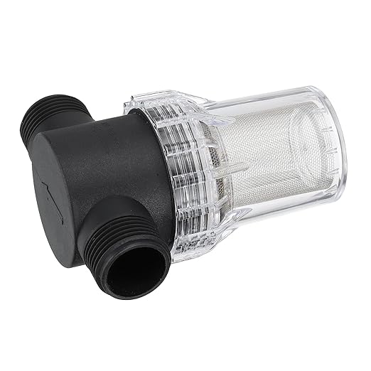PATIKIL 1 Inch Male in-Line Strainer with 40 Mesh Stainless Steel Filter Screen Water Pump Filter for Garden Irrigation Pressure Washer Inlet