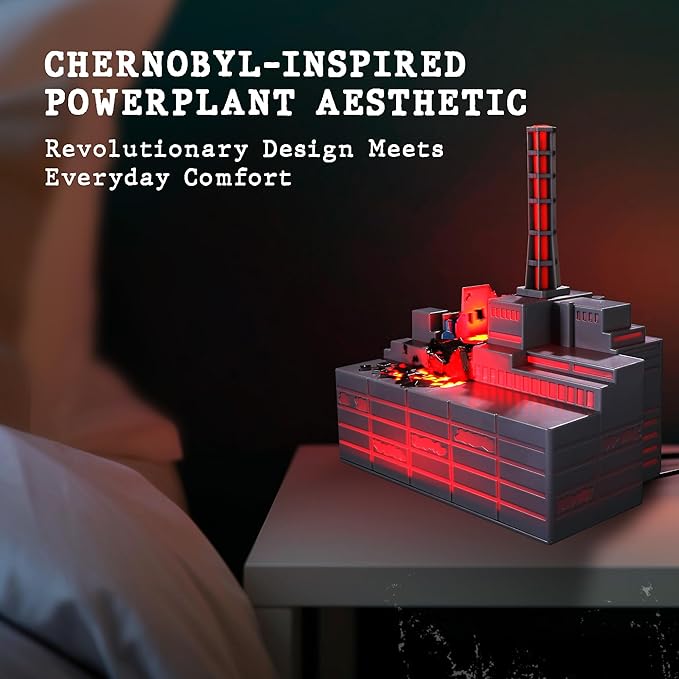HOM Chernobyl Smart Diffuser & Humidifier – 250ML Ultrasonic Mist Machine with 7 LED Lights, App Control, Auto Shut-Off – Aromatherapy Essential Oil Diffuser for Home, Bedroom, etc. – Oil Not Included