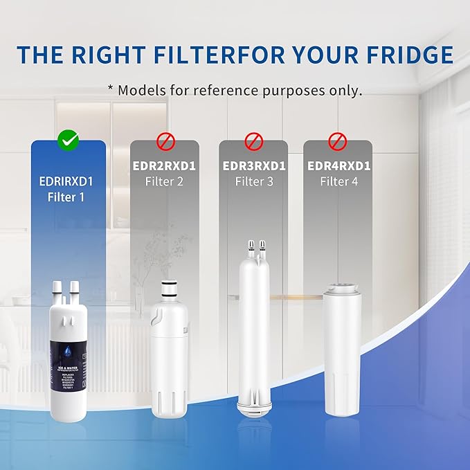 For W10295370A Water Filter Replacement Goods Accessories, Compatible With EDR1RXD1, Filter 1, W10295370, 46-9930,46-9081, P8RFWB2L, P8WB2L, P4RFWB, P5WB2L (Pack of 3) - AquaVibe