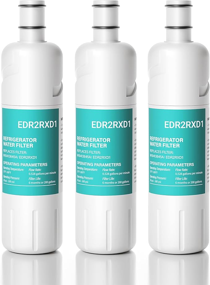 W10413645A Water Replacement, Compatible with KAD2RXD1, EDR2RXD1, WHR2RXD1, P9KB2L, P9RFKB2L, 9903, 9082, 469082, 3 Pack