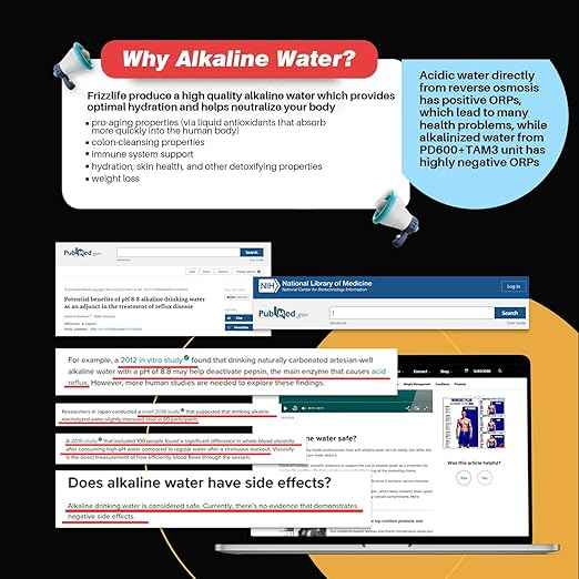Frizzlife Reverse Osmosis Water Filter - Alkaline Mineral pH+, NSF/ASNI 58&53&42&372 Standard, 600GPD Tankless RO Reverse Osmosis System, Under Sink, 2:1 Pure to Drain, Reduce FPAS/PFOA, PD600-TAM3