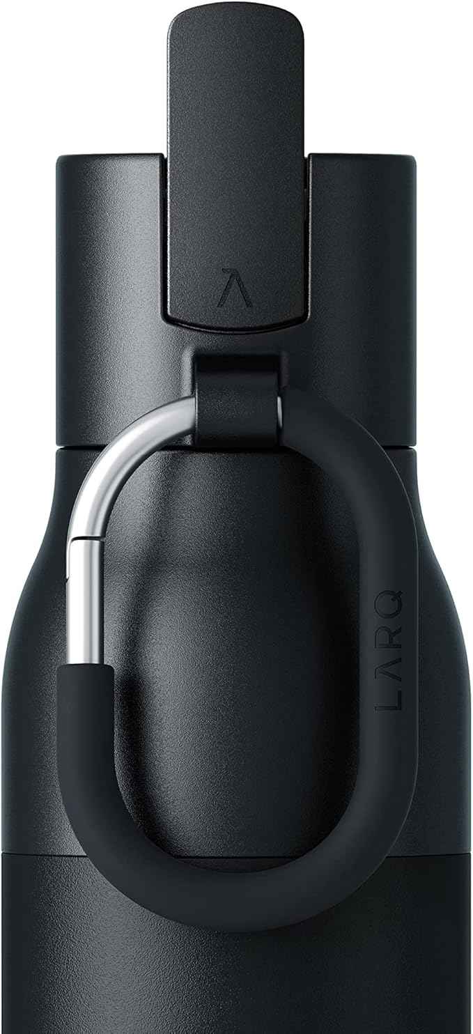 LARQ Clean AF Gift Set Bottle PureVis, Self-Cleaning Water Bottle 17oz + Filtered Insulated Water Bottle 17oz | Reusable Bottles, Travel Friendly, BPA free