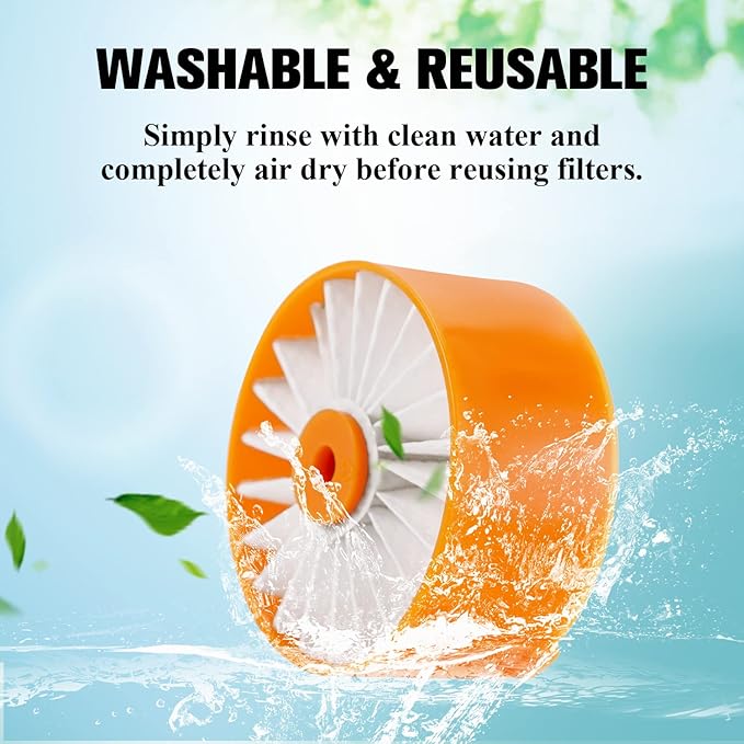 Filter Replacement for Black & Decker Powerseries Extreme Cordless Stick Vacuum Cleaner Fit for BSVF1 BSV2020 BSV2020G and BSV2020P. Replace Part # N665227, 6 * BSV2020G Filters By Improvedhand - AquaVibe