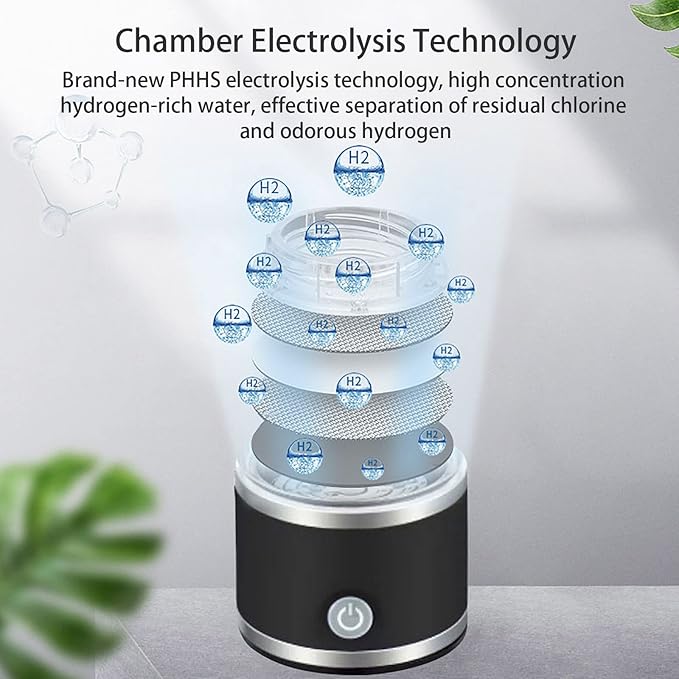 Hydrogen Water Generator SPE/PEM Membrane Technology Hydrogen Water Ionizer| High Grade Titanium Plates Portable Molecular Hydrogen Cup