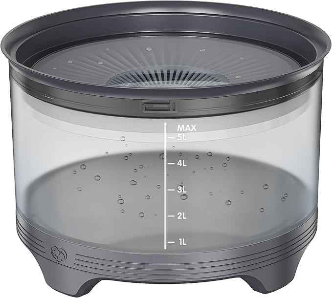 UPSKY 5.5L Dog Water Bowl,186oz Large Capacity, No Spill Anti-Slip Slow Drinking Pet Feeder for Messy Drinkers