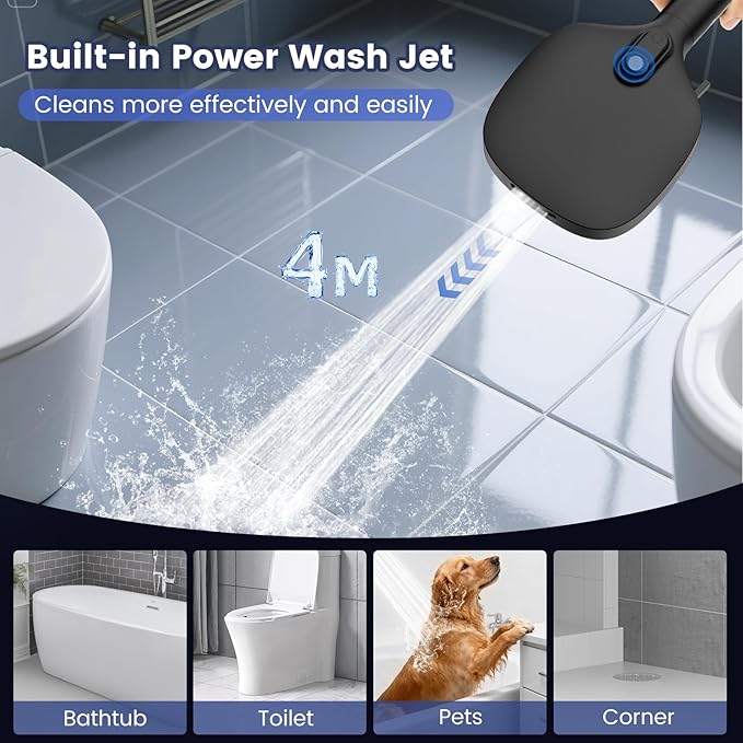 Filtered Shower Head with Handheld, High Pressure 7 Spray Showerhead with Filters, Detachable Shower Heads, Water Softener Filters for Hard Water - Remove Chlorine