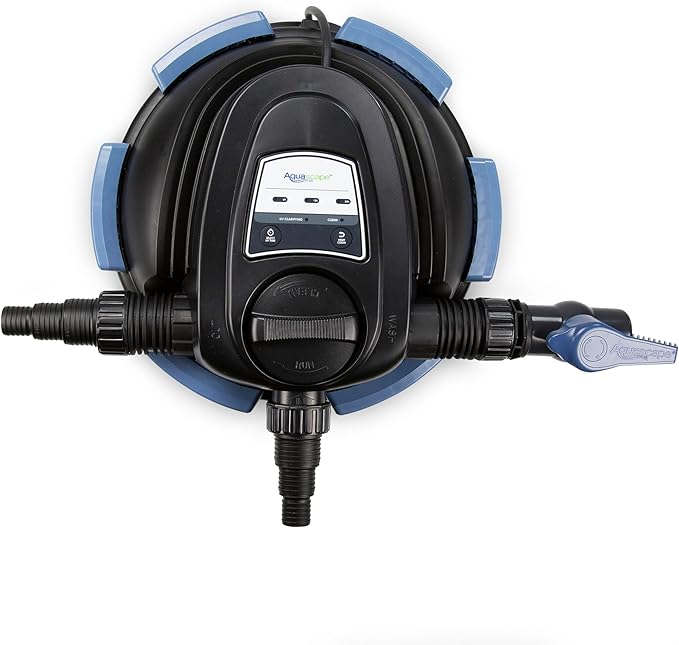Aquascape 95054 UltraKlean 3500 Biological Pressure Filter with 28 Watt UV Clarifier Sterilizer, 5,200 GPH,Black