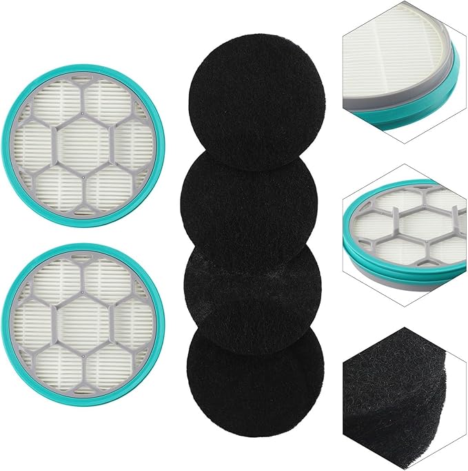 Filter Sponge Kit for Neakasa P1 Pro Pet Grooming Vacuum, High Efficiency Replacement Filters Capture 99.97% Dust Hair Dander, Easy to Clean - AquaVibe