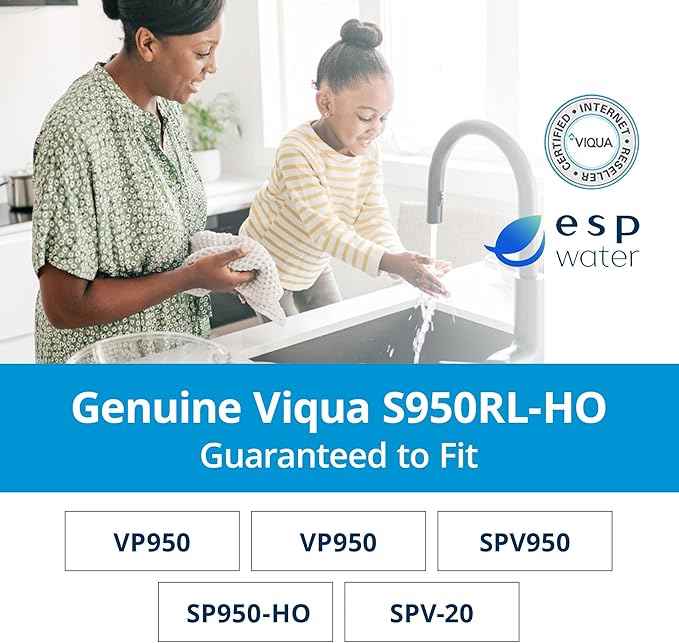 Viqua S950RL-HO High-Output UV Lamp Replacement for VP950, VP950M, SPV-950 Model Systems- UV Light Water Treatment, Genuine OEM uv Bulb Replacement