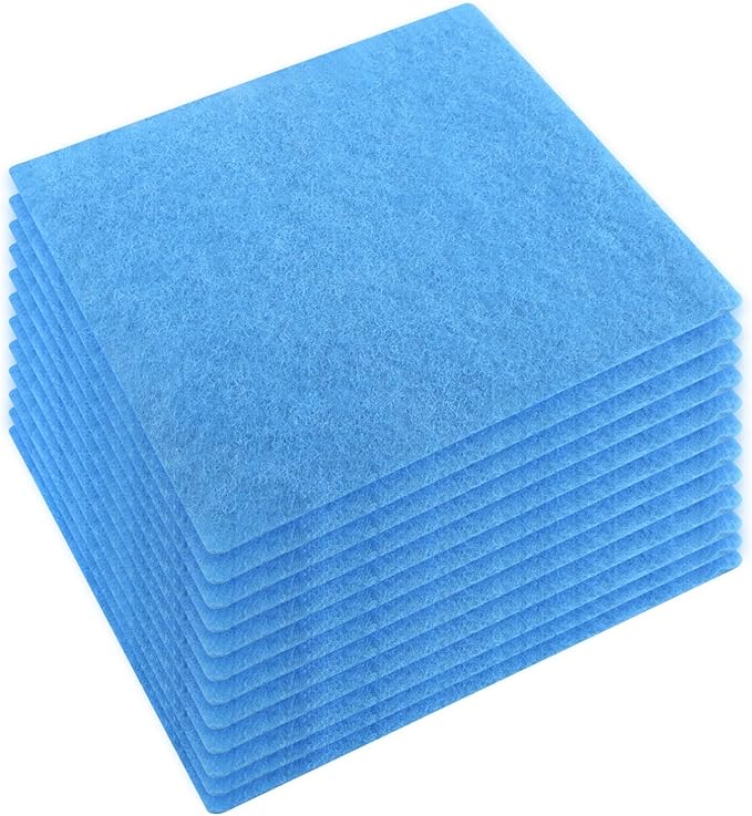 Dryer Filter Replacement for Better Vent Indoor Dryer Vent,Polyester Dryer Lint Filter,Universal Lint Trap Pad,12 Pack - AquaVibe