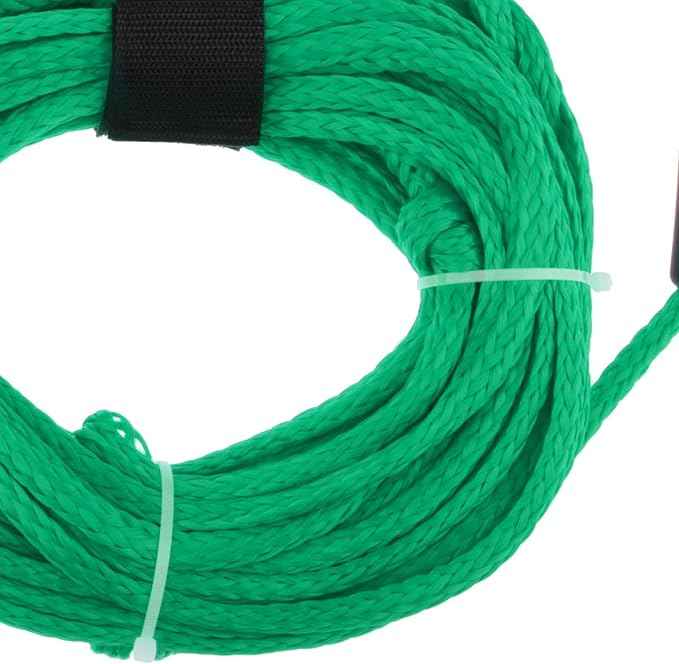 Water Ski Rope Wakeboarding Tow Line with Handle Grip Heavy Duty Water Ski Tow Rope Wakeboard for Surfing Accs, Green Rope