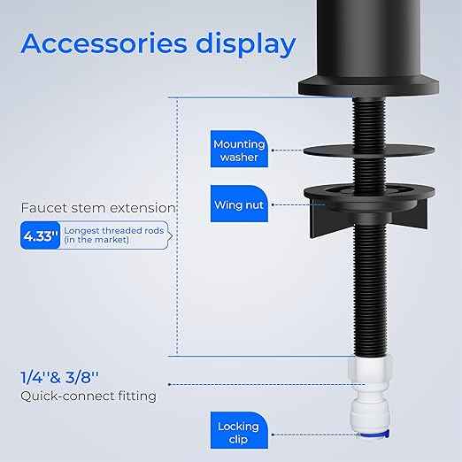 Waterdrop G2P600 Reverse Osmosis System with Filtered Water Faucet, 600 GPD Reverse Osmosis Water Filter, 7 Stage Tankless RO Water Filter System, Under Sink RO System, Bundle
