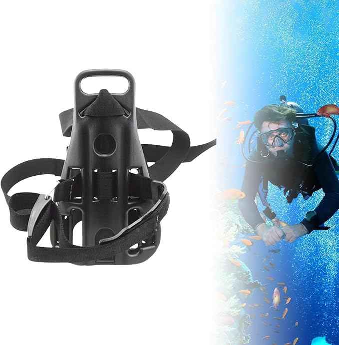 Colaxi Scuba Tank Holder Diving Bracket Portable Anti Skid Single Bottle Support Bracket Backpack for Under Water Sports Accs