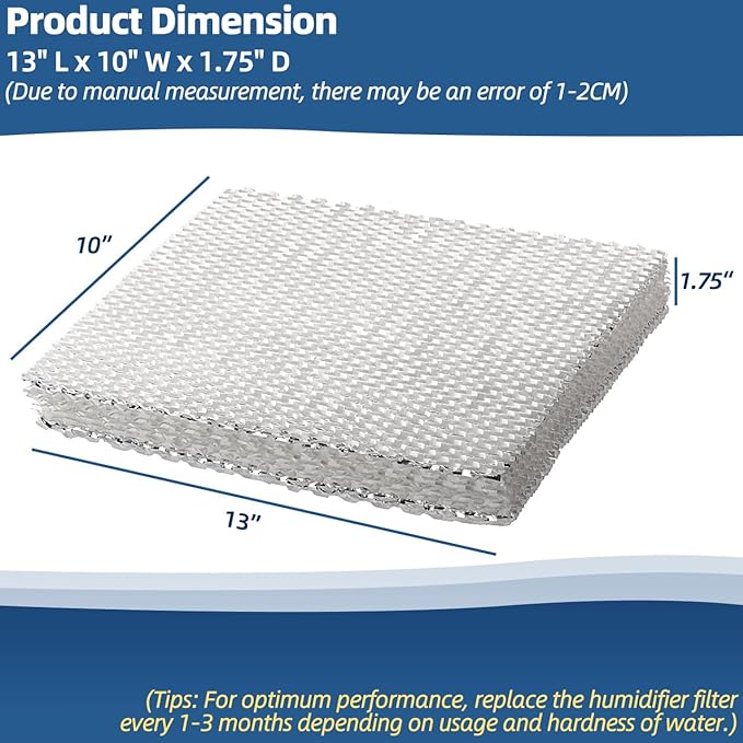 45 Humidifier Filter Pad Water Panel Replacement Compatible with Aprilaire Whole House Humidifier Models 400, 400A, 400M Humidifier Parts & Accessories (Pack of 2) - AquaVibe