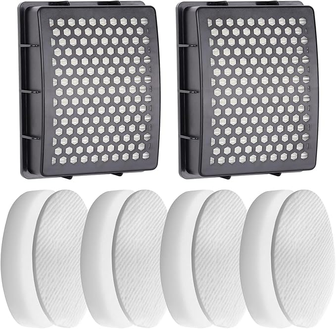 K4010 Filter Replacement for Kenmore DU2015,DU2012,K4010 Series Bagless Upright Vacuum Cleaner (2 HEPA Filter + 4 Foam Filter) - AquaVibe