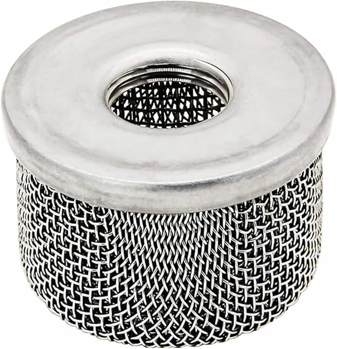 181073 or 181-073 Pump Inlet Strainer，Inlet Strainer Screen Filter 1/2" NPT Thread Stainless Steel with for Airless Paint Sprayer 455 495 Ultra 500 Ultra Max 695 (2-Pack) - AquaVibe