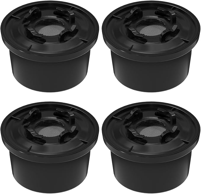 RO100ROPOT Remineralization Water Filters Replacement, Compatible with Bluevua RO100ROPOT and RO100ROPOT(UV) Systems, Alkaline for Reverse Osmosis Filter, Remineralize and Increase pH, Pack of 4