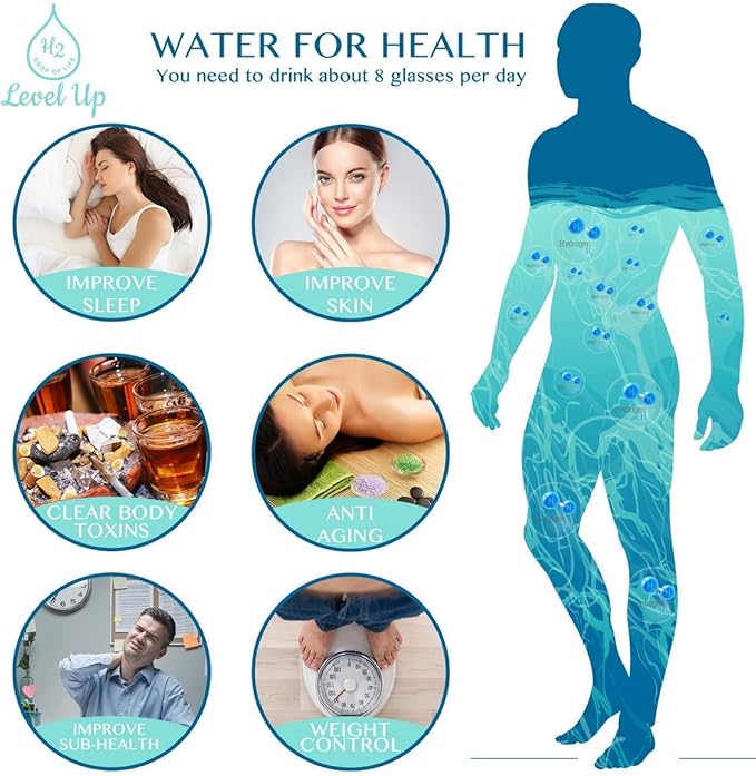 Hydrogen Alkaline Water Bottle Machine Maker Hydrogen Water Generator Ionizer with SPE and PEM Technology,US Membrane Make Hydrogen Content up to 800-1300 PPB