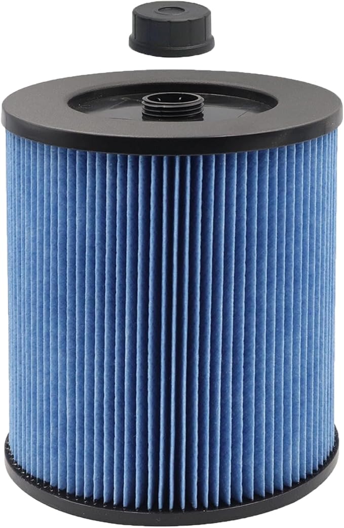 MZY LLC 17907 Cartridge Filter for Craftsman Shop Vac 5 to 20 Gallon, 3-Layer Pleated Fine Dust Filter Fits for Craftsman 17907 9-17907 Wet Dry Vacuum - AquaVibe