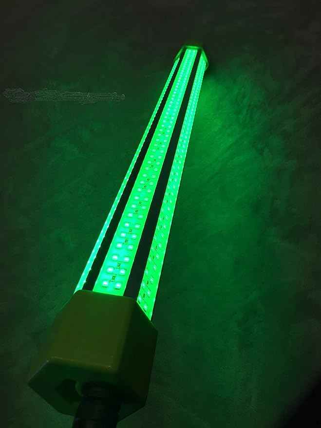 LED 100 Watt, 10,368 Lumen, Green Underwater Fishing Light, Accs. Included. Saltwater or Fresh