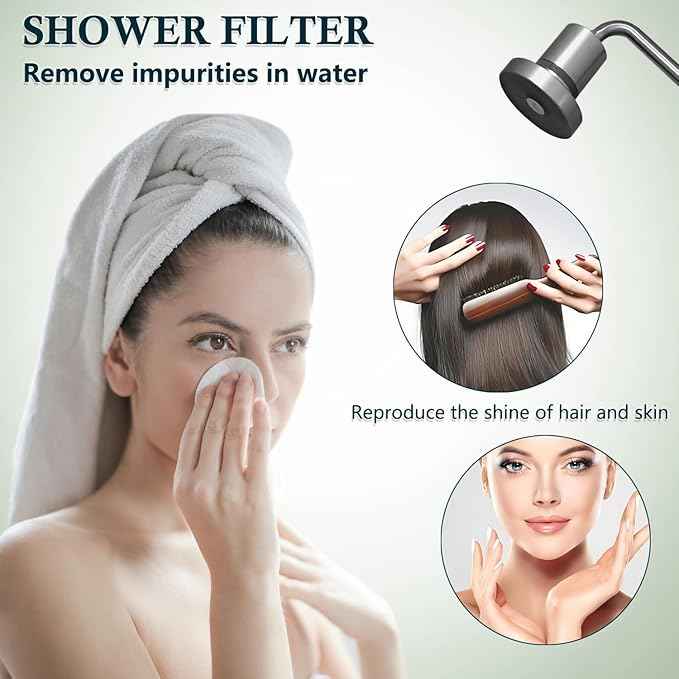 Filter Compatible For JOLIE Filtered Showerhead, High Output Revitalization Filter, REPLACEMENT CARTRIDGE (4pcs)