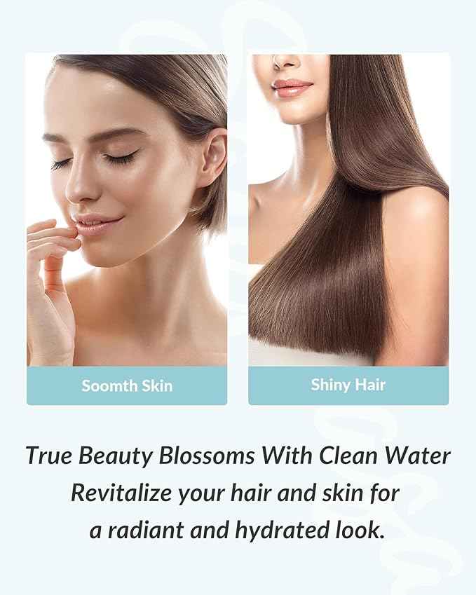 Shower Filter for SANYCASA Beauty Shower Head, KDF-55 Filter Dermatologist Recommended for Softening Hard Water, Improves Hair & Skin
