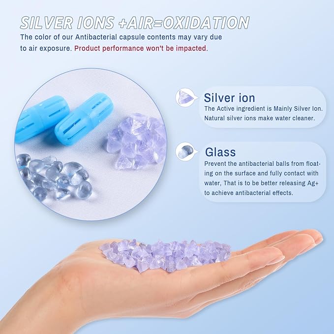 Humidifier Cleaner, 3 Pack Humidifier Cleaning Fish for Universal Humidifiers and Tanks for 90 Days, Humidifier Tank Cleaner Purifies Water & Prevent Hard Water Build-Up, Reduce White Dust and Odors
