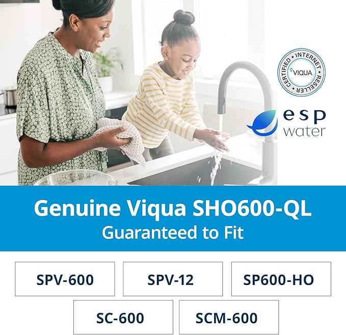 Viqua SHO600-QL UV Lamp and Quartz Sleeve Combo Kit for SPV-12 SPV-600, SP600-HO, SC/SCM-600 Models