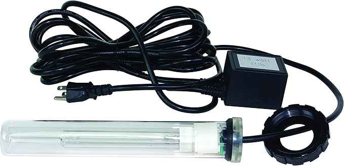 Lifegard Aquatics ALL-IN-ONE Pond Filter System with Quiet One – Single Capacity – For Cleaning 1000 Gallons Pond – Includes 584 GPH Pump, Fountain Heads, Ultraviolet Sterilizer, Mechanical Filtration