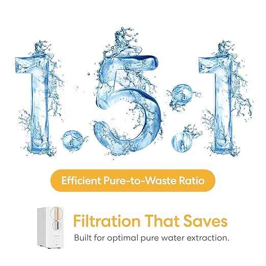 Brio SIMPL Reverse Osmosis Tankless Water Filter System for Clean Drinking Water | 4-Stage Undersink 0.0001 Micron RO Filtration | Reduces PFAS, Dirt, Rust, Chlorine, VOCs & Heavy Metals | 600 GPD