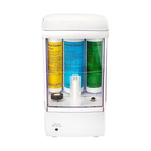 Aqua TRU Carafe | Countertop Water Purifier for PFAS and Other Contaminants with Exclusive 4-Stage Ultra Reverse Osmosis Technology (No Plumbing or Installation Required) | BPA Free