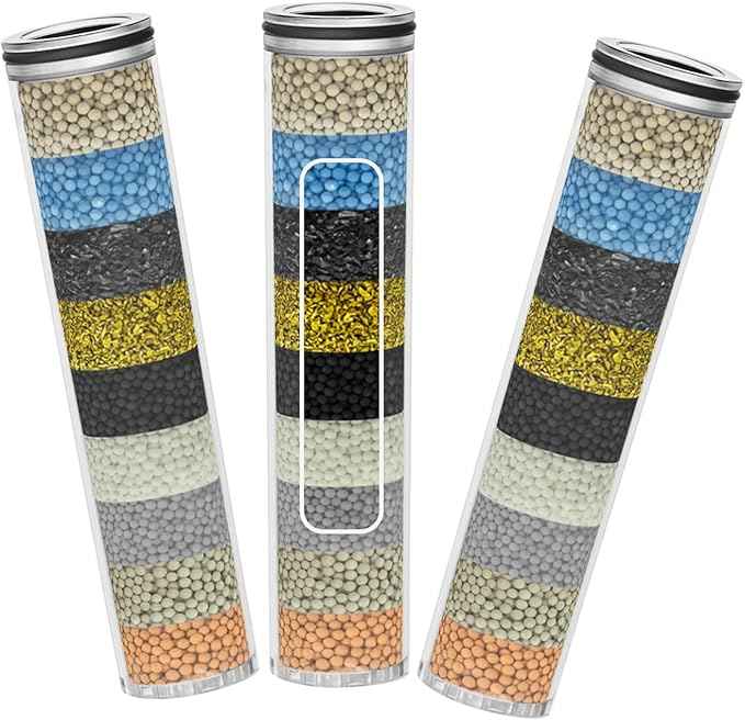 Shower Filters Compatible with SunCleanse Shower Filter Replacement, for Hard Water,3-Pack