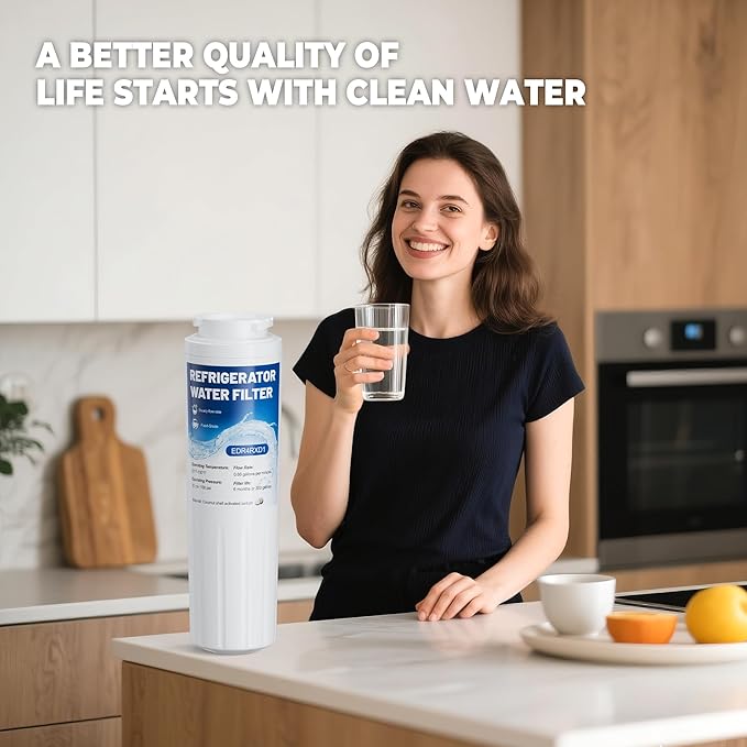 EDR4RXD1 Compatible with UKF8001,Filter 4,4396395,UKF8001AXX,PURICLEAN II, UKF8001AXX-200,UKF8001P,469006 Water Filter, Pack of 2,By YPMQY