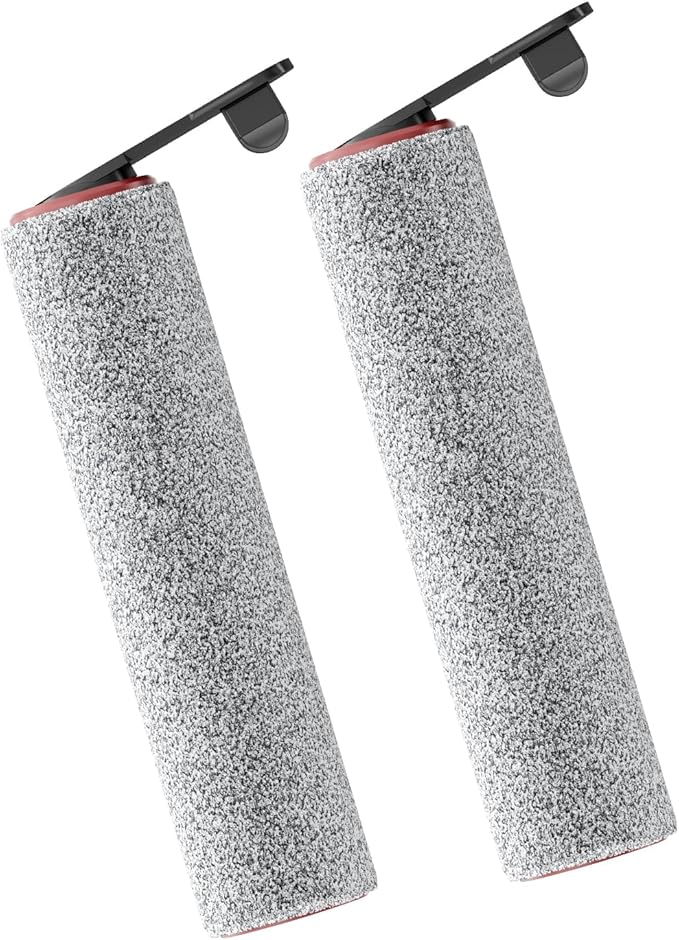 Replacement Vacuum Filters Roller Brushes Compatible with Dreame H12 Pro Wet Dry Vacuum Cleaner, Efficient Replacement Filters for Clean Floors (【H12Pro】2 Brush) - AquaVibe