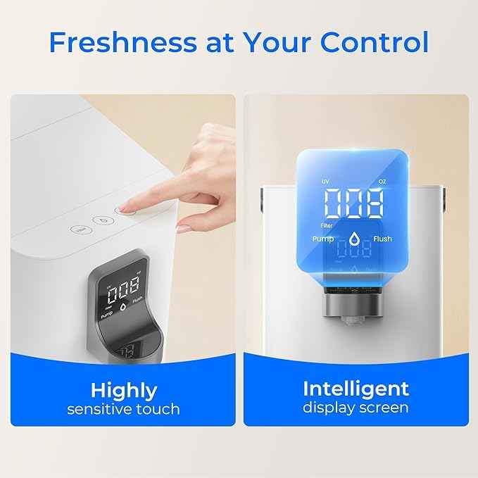 Waterdrop K19-SFK Reverse Osmosis Water Filter Countertop, Alkaline Minerals, Countertop Reverse Osmosis System, 3:1 Pure to Drain, Reduce PFAS, No Installation Required, BPA Free