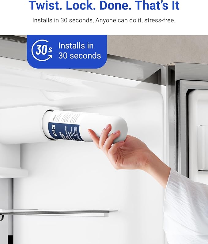 Compatible with Frigidaire WF3CB, PureSource 3, 706465, 242086201, 242086203, 242294501, 242069601, AP4567491, PS3412266, WF425, 2 PACK