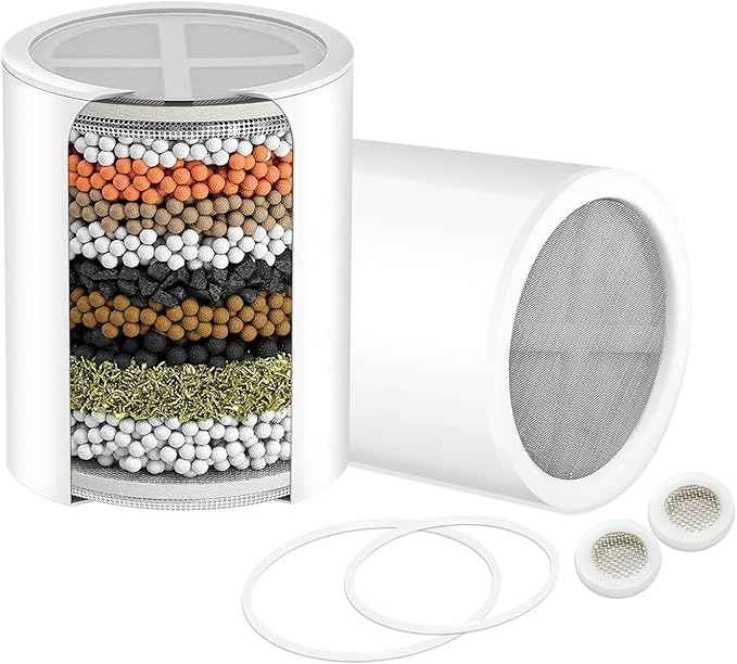 1 PACK Multi-Stage Shower Filter Replacement for sf100/sf220，Shower filter, skincare, chlorine removal, bathing and showering,replacement of Similar Design 15 and 20 stages (SFC100-SFC1)