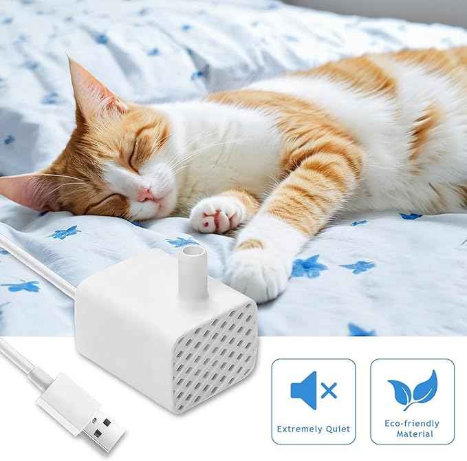 Water Pump for Pet Fountain,Smart cat Water Fountain-White for HB-200（20 inches Lifting)