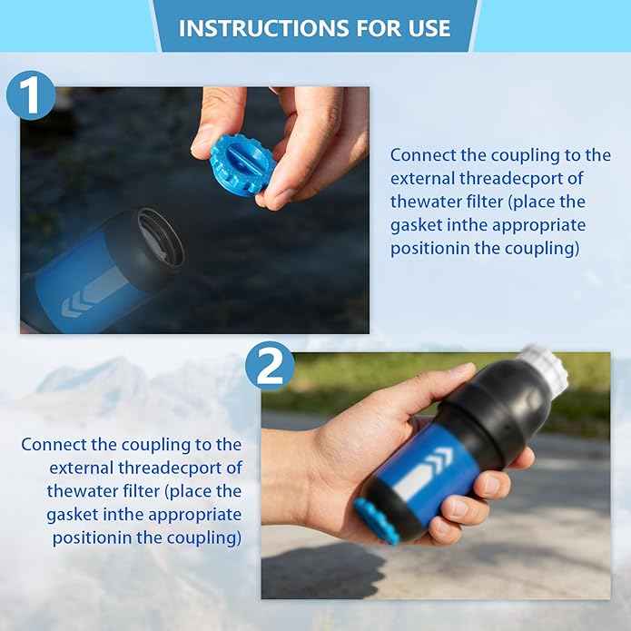 for Sawyer Low Profile Filter End Cap with Loop for Carrying | Compatible with Sawyer Squeeze/Ultralight Dust Cap for Hiking & Backpacking