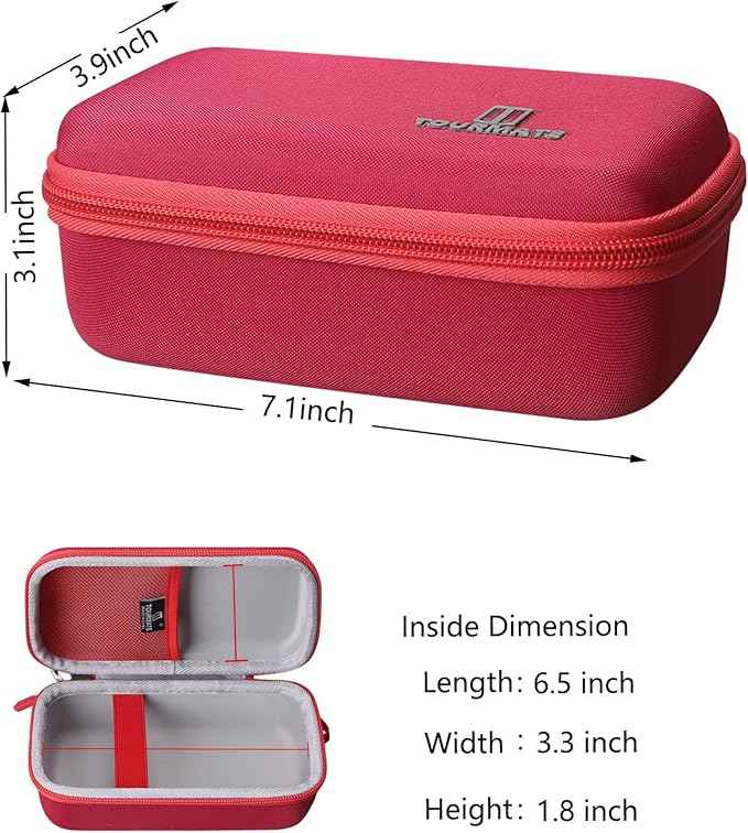 Water Filter for Sawyer Products Mini Water Filtration System, Protective Carrying for Drinking Straw, Squeeze Pouch and Other Accessories (Red)